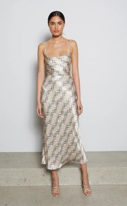 Bec  and Bridge Python Midi Dress Size 10 for rent on The Volte - image 1