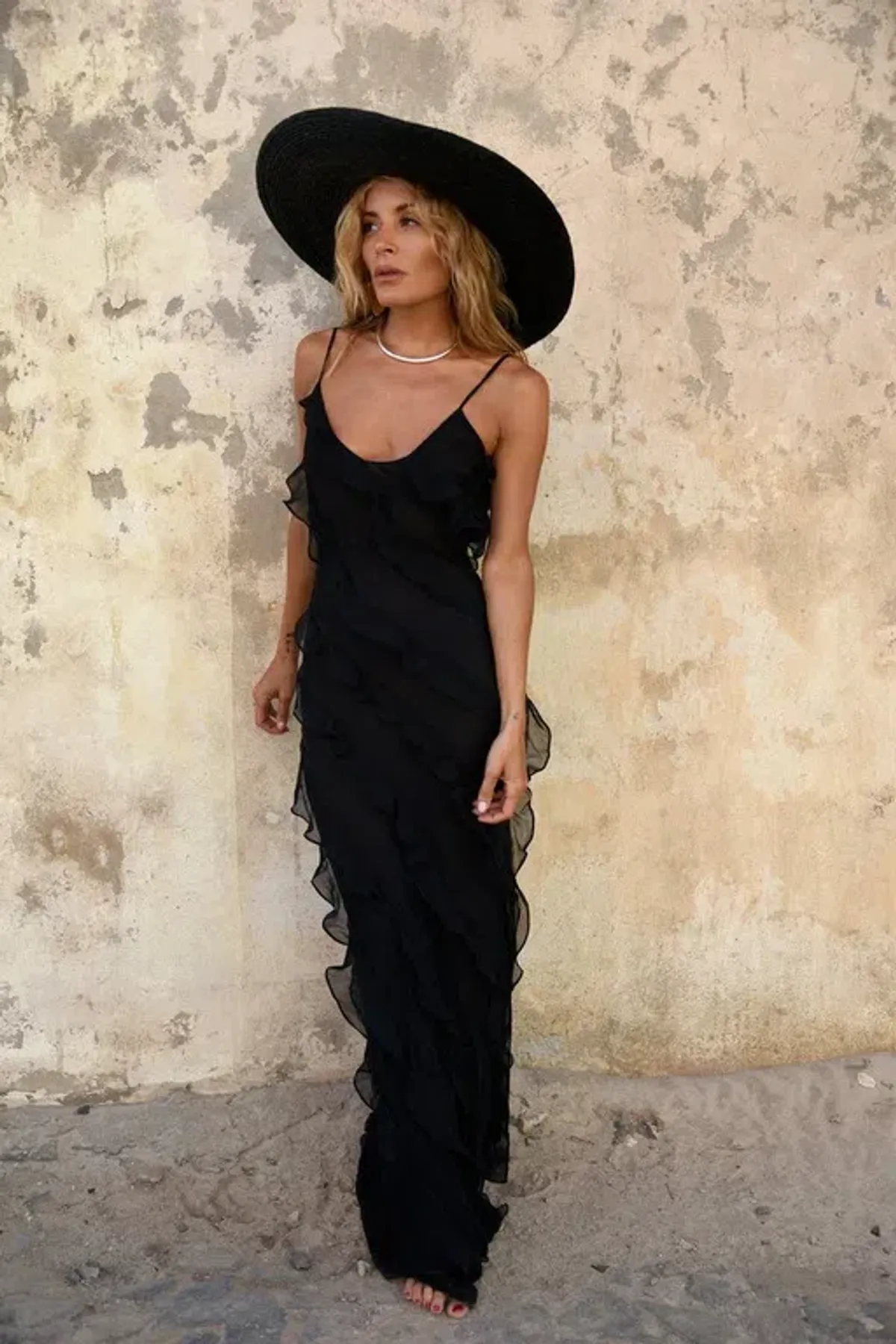 Rat & Boa Selena Dress Black Size 14 for rent on The Volte - main image