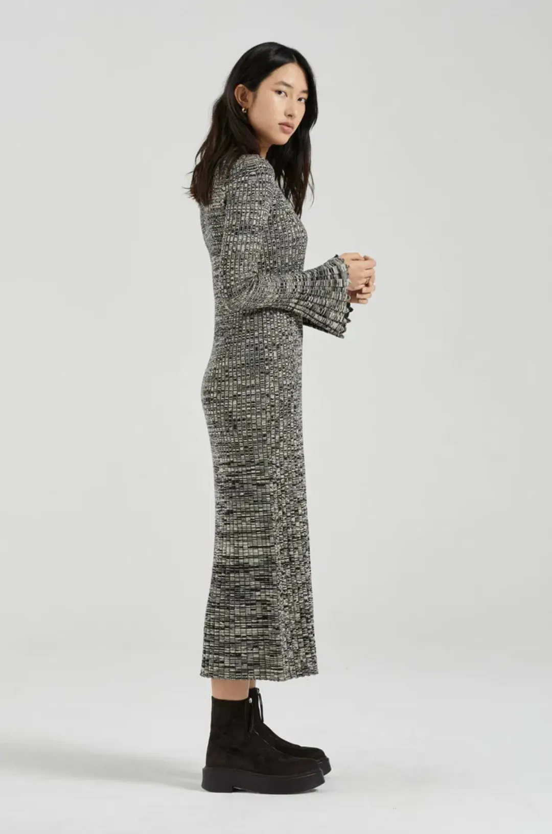 Friends with Frank The Cleo Dress Black Size M/AU 10 for rent on The Volte - main image