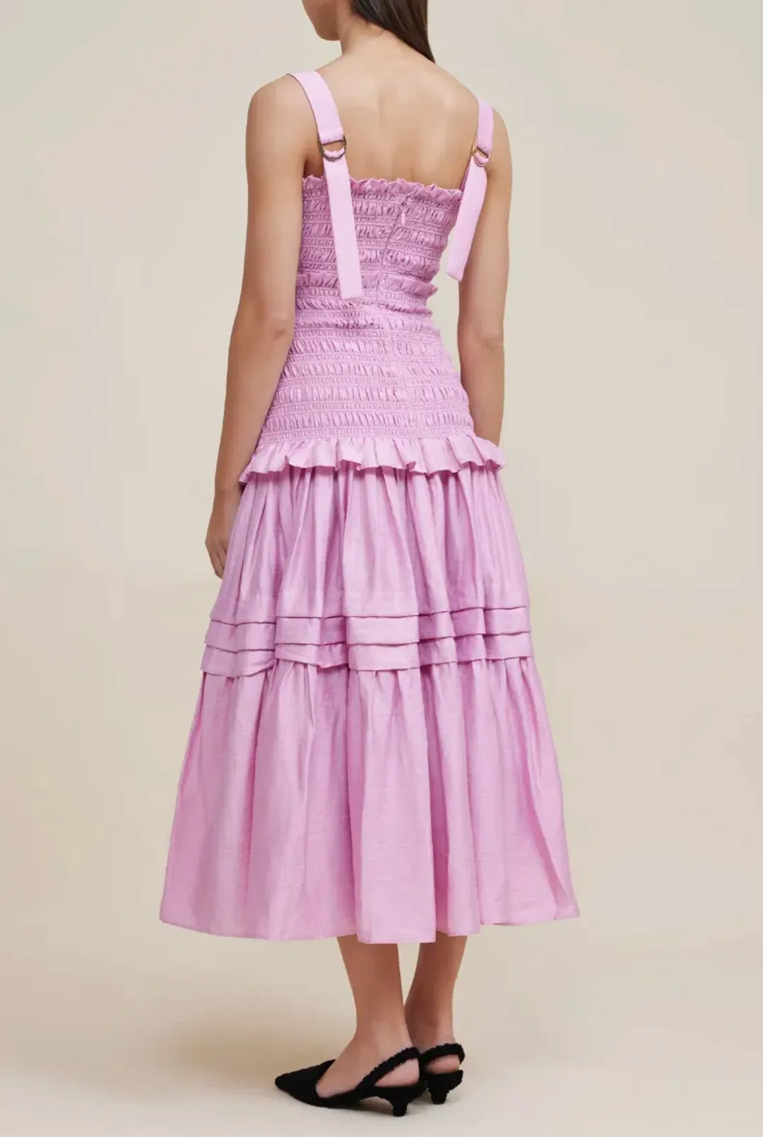 Acler Lysia Dress Jasmine Purple Size 10 for rent on The Volte - main image