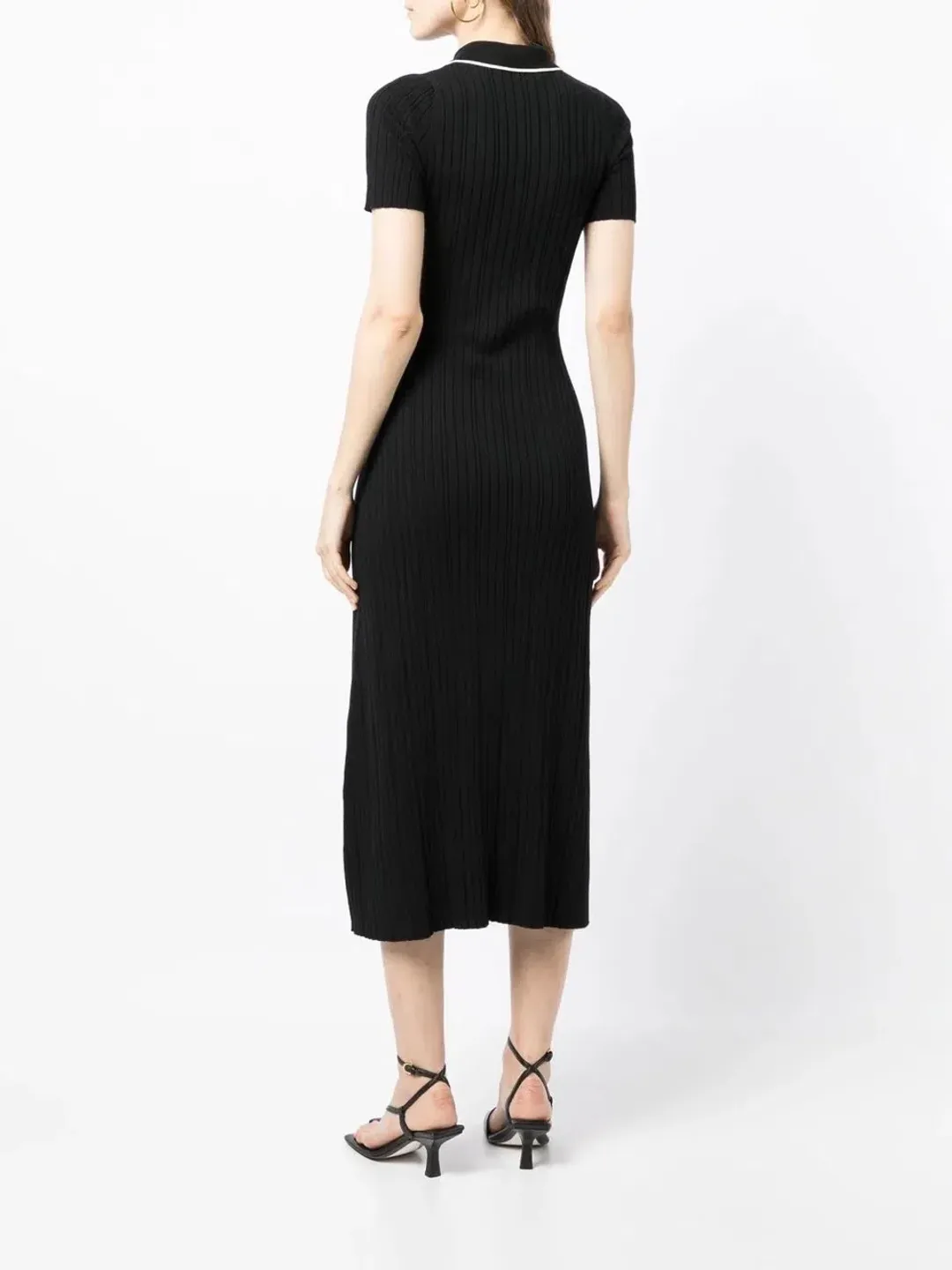 Anna Quan Laurel Penelope Midi Raven Black Dress Size 14 for rent on The Volte - main image