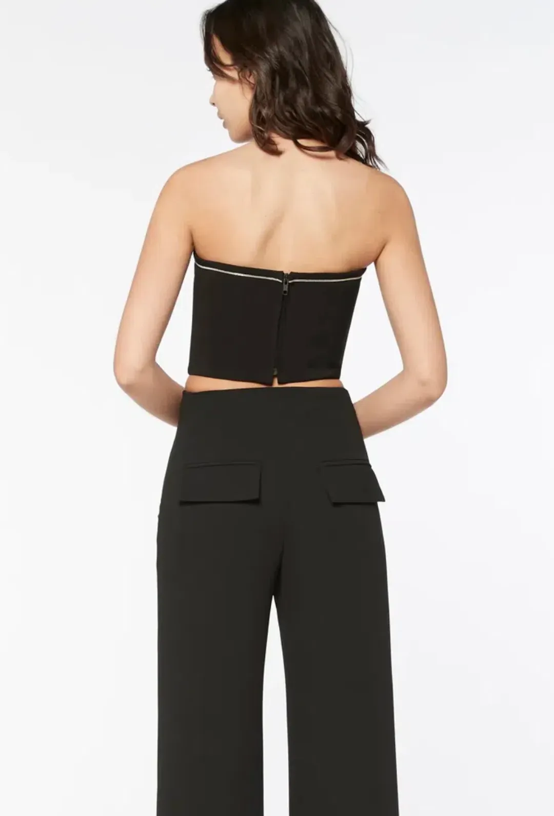 Manning Cartell Polish Final Bustier Top Black Size AU 8 for rent on The Volte - main image