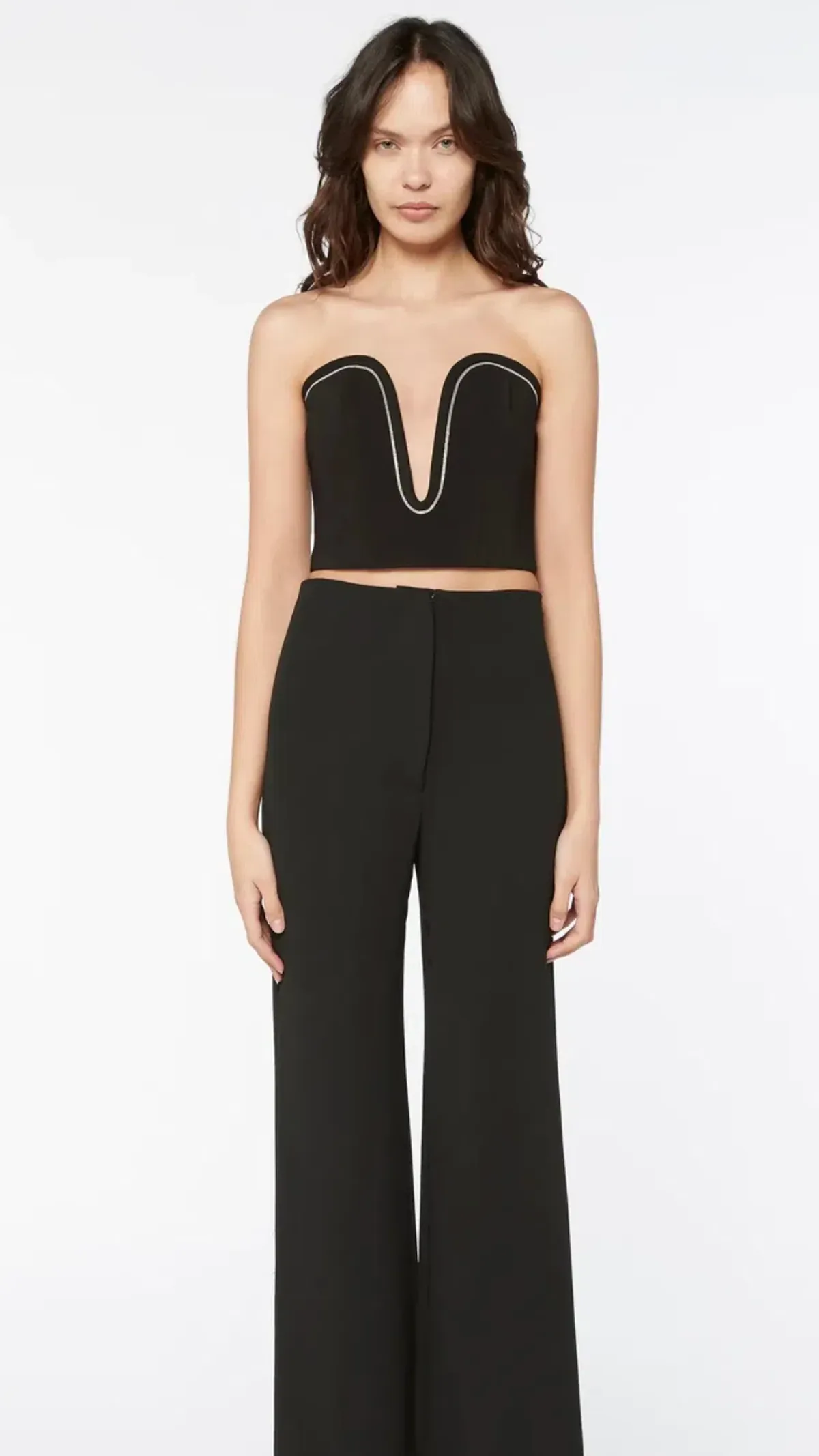 Manning Cartell Polish Final Bustier Top Black Size AU 8 for rent on The Volte - main image