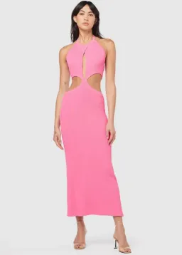 Manning Cartell Beyond Limits Knit Dress Pink Size AU 8 for rent on The Volte - image 1