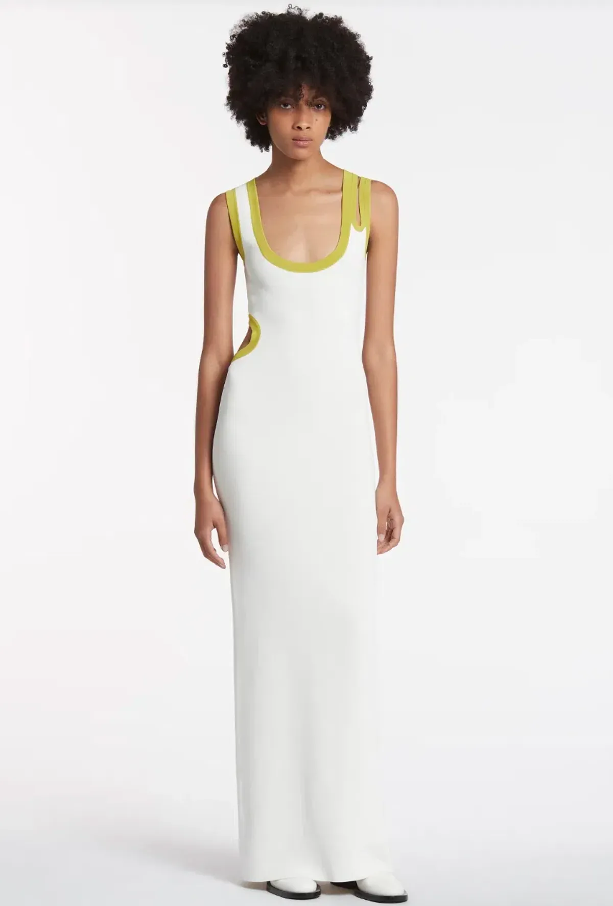 Sir The Label Evalina Cut-out Dress White Size AU 8 for rent on The Volte - main image
