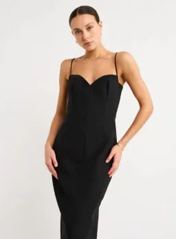 Rachel Gilbert Bodie Gown In Black Size AU 8 for rent on The Volte - image 3
