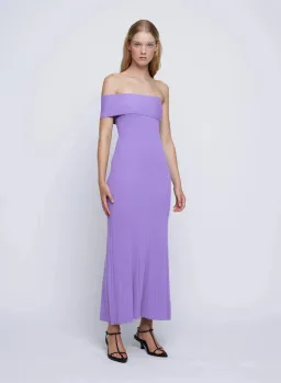 Anna Quan Brea Midi Dress Lilac Size 10 for rent on The Volte - image 1