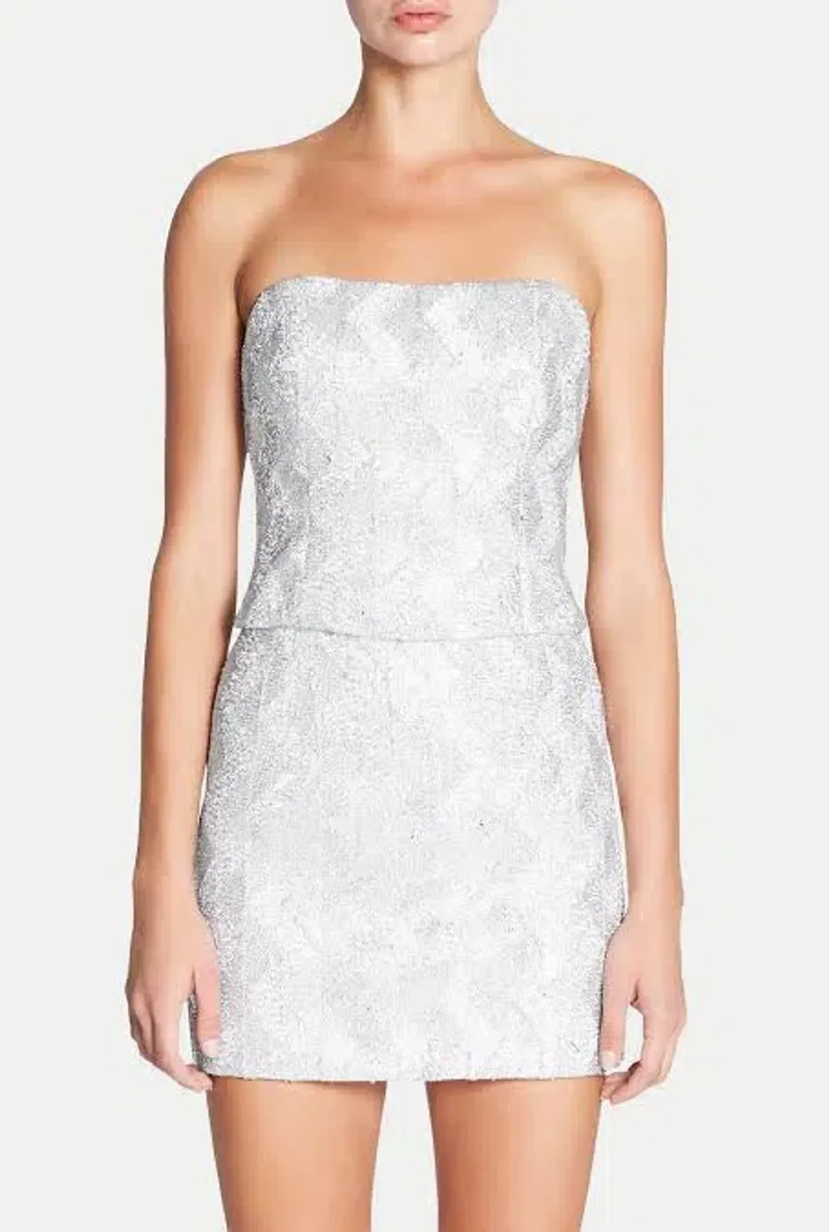 Manning Cartell No Filter Bustier and Skirt In Metallic Size 8 for rent on The Volte - main image