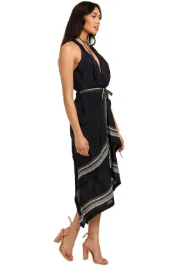 KITX Lady Boss Scarf Puzzle Dress Black and White Size AU 12 for rent on The Volte - image 2