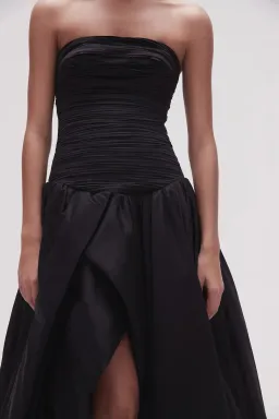 Aje Violette Bubble Hem Maxi Dress Black Size AU 8 for rent on The Volte - image 5