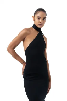 Khanum's Kara Scarf Maxi Dress Black Size XS / AU 6 for rent on The Volte - image 5