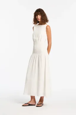 Sir The Label Lorena Open Back Maxi Dress White Size AU 10 for rent on The Volte - image 1