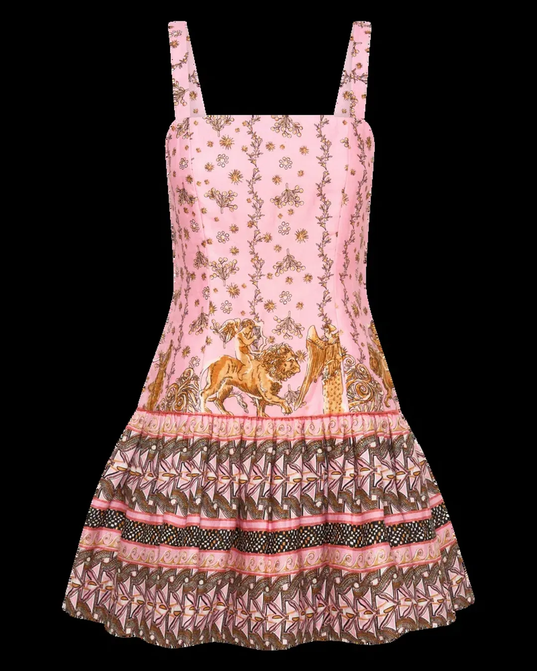 Kate Ford Delphi Corset Dress Print Size 12 for rent on The Volte - main image