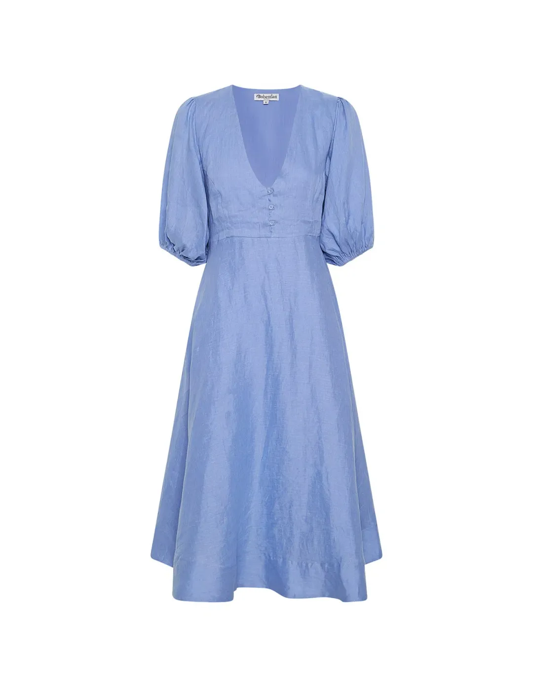 Bohemian Traders A-line Midi Dress Blue Size L/AU 14 for rent on The Volte - main image