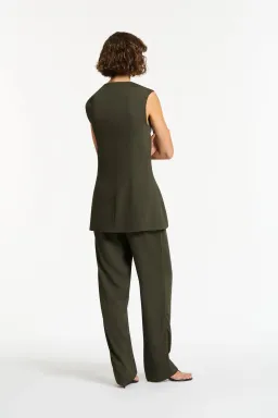 Sir The Label Gilles Vest Green Size AU 6 for rent on The Volte - image 3