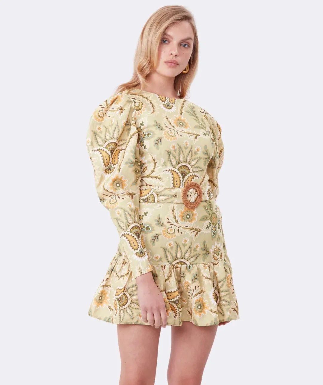 Torannce Edie All Day Dress Green/Print Size 12 for rent on The Volte - main image