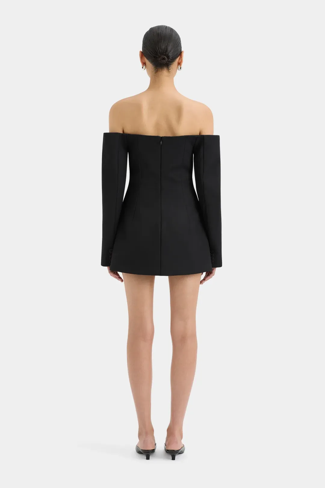 Sir The Label Sandrine Tailored Mini Dress Black Size 1 / AU 8 for rent on The Volte - main image