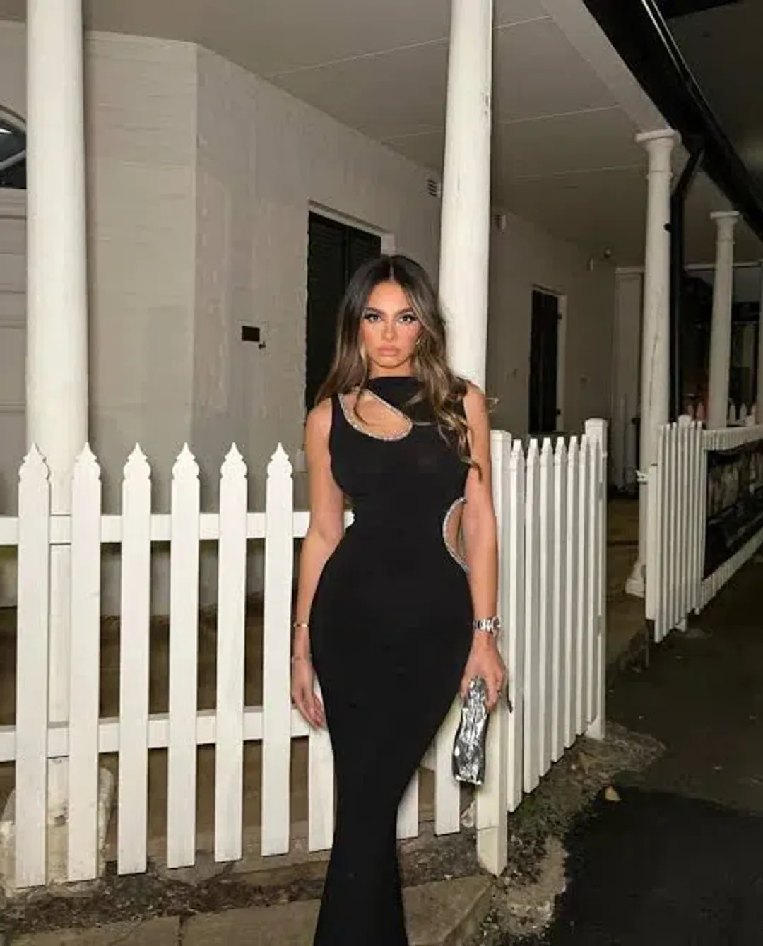 Ivona Skelo Vivia Dress Black Size XS / AU 6-8 for rent on The Volte - main image
