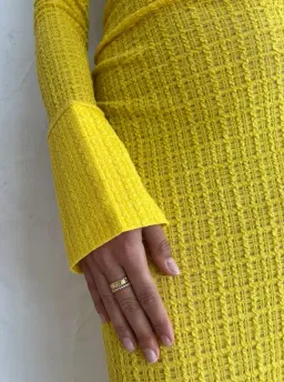 Camilla and Marc Cypress Dress Yellow Size 6 for rent on The Volte - image 3