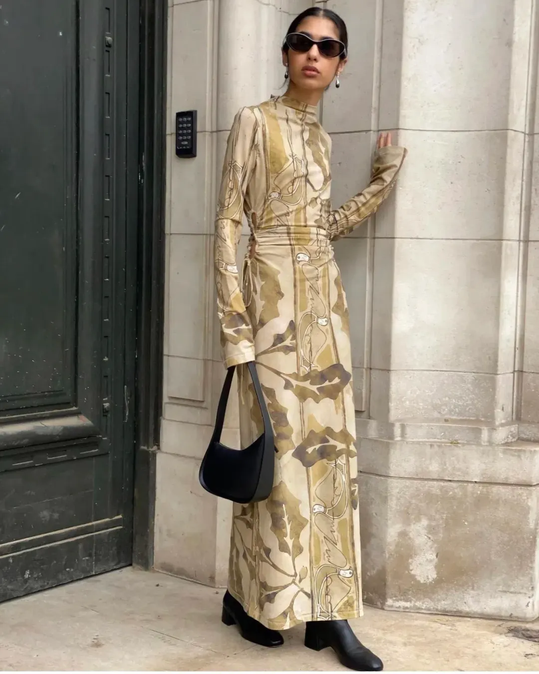 Camilla and Marc Khya Printed Midi Dress Size 10 for rent on The Volte - main image