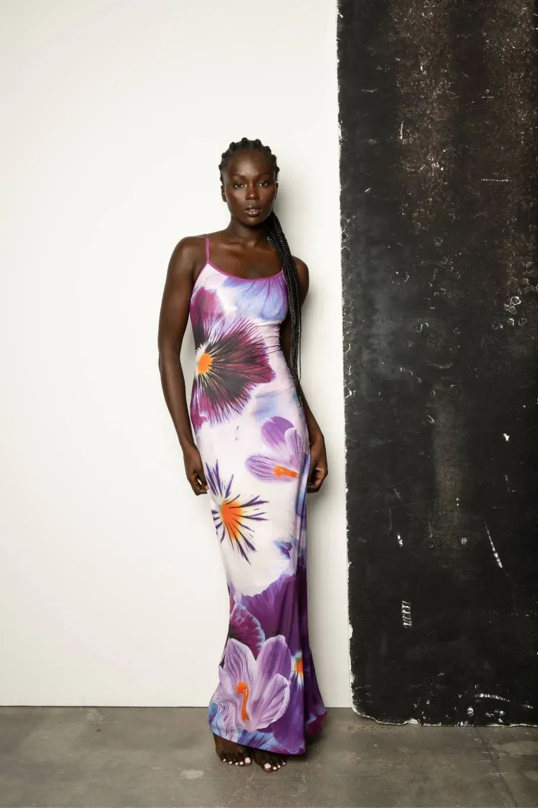 With Harper Lu Slip Dress Indigo Blossom Size S / AU 8 for rent on The Volte - main image