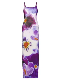 With Harper Lu Slip Dress Indigo Blossom Size S / AU 8 for rent on The Volte - image 3