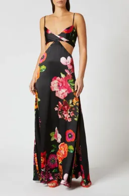 Scanlan and Theodore Silk Floral Print Dress Floral Size AU 12 for rent on The Volte - image 3
