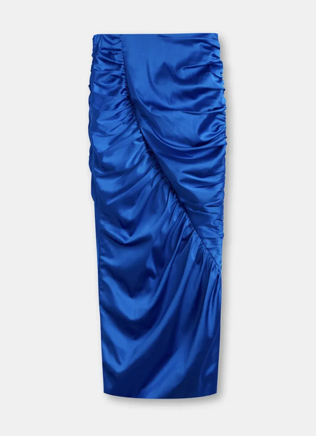 Kourh Otto Top & High Twisted Skirt Set in Cobalt Blue Size 8  for rent on The Volte - main image