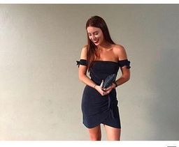 bec and bridge tie up dress for rent on The Volte - image 1