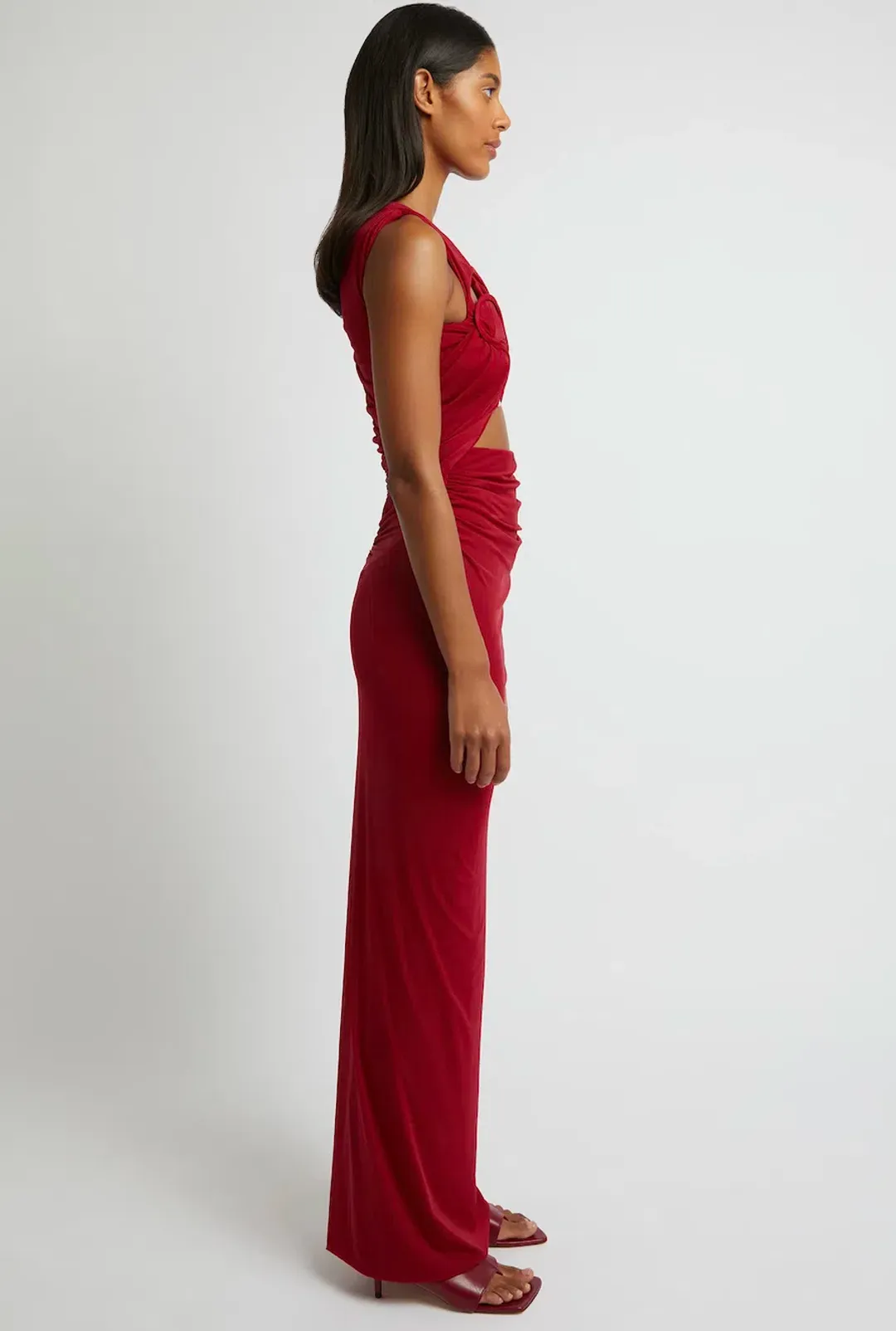 Christopher Esber Venus Tank Dress Cherry Size 8 for rent on The Volte - main image