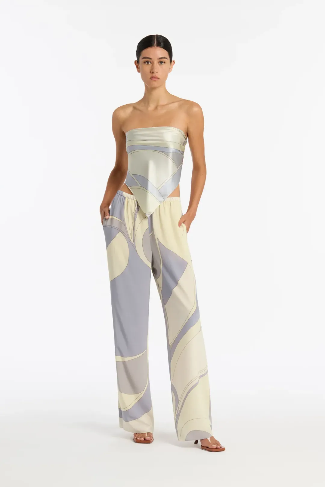 Sir The Label Adrianna Pant and Scarf Set Size 2 / 10 AU for rent on The Volte - main image