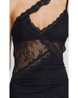 Bec & Bridge Ria Asym Mini Dress Black Size AU 8 for rent on The Volte - image 2