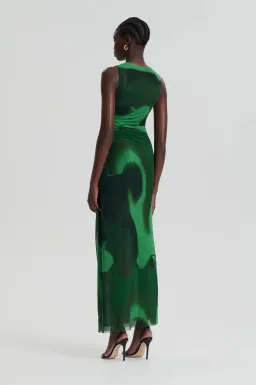 Scanlan Theodore Safari Italian Watercolours Dress Safari Size 8 for rent on The Volte - image 2