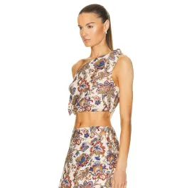 Sir the Label Bettina Tie Crop Top Floral Size 1 / AU 8 for rent on The Volte - image 3