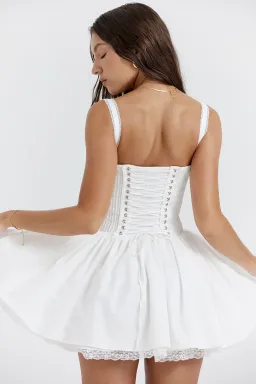 House Of CB Pietra Mini Dress White Size S / AU 8 for rent on The Volte - image 6