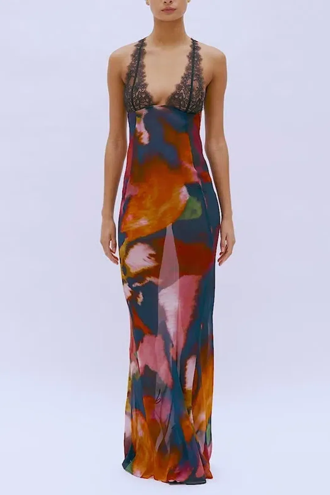  Rat & Boa Paola Maxi Dress Floral Print Size XS / AU 6 for rent on The Volte - main image