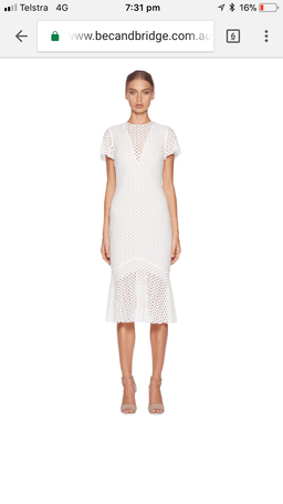 Bec & Bridge - Coco Midi - White  for rent on The Volte - image 4