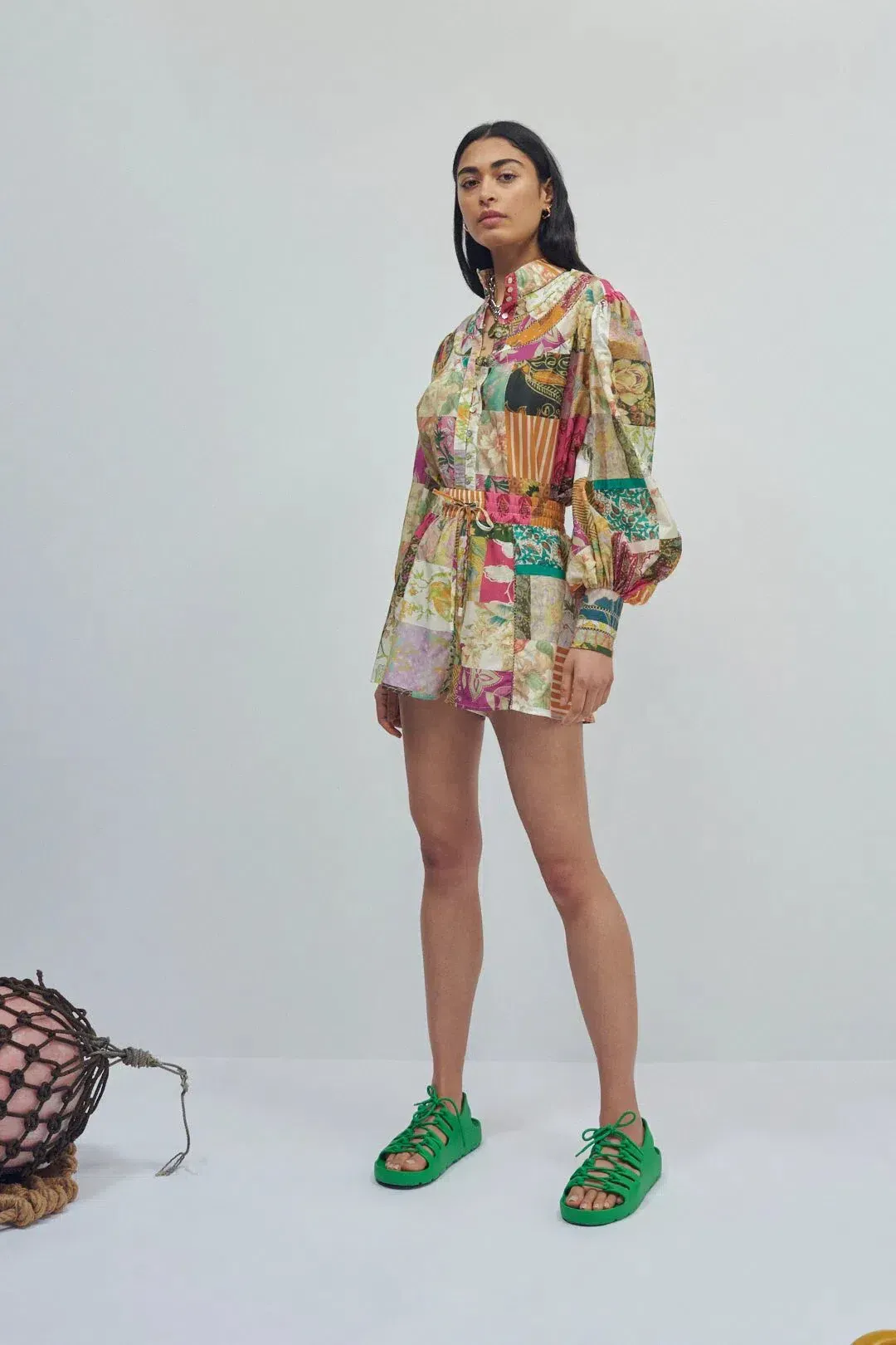 Alemais  Hattie Shorts Multi Size AU 14 for rent on The Volte - main image