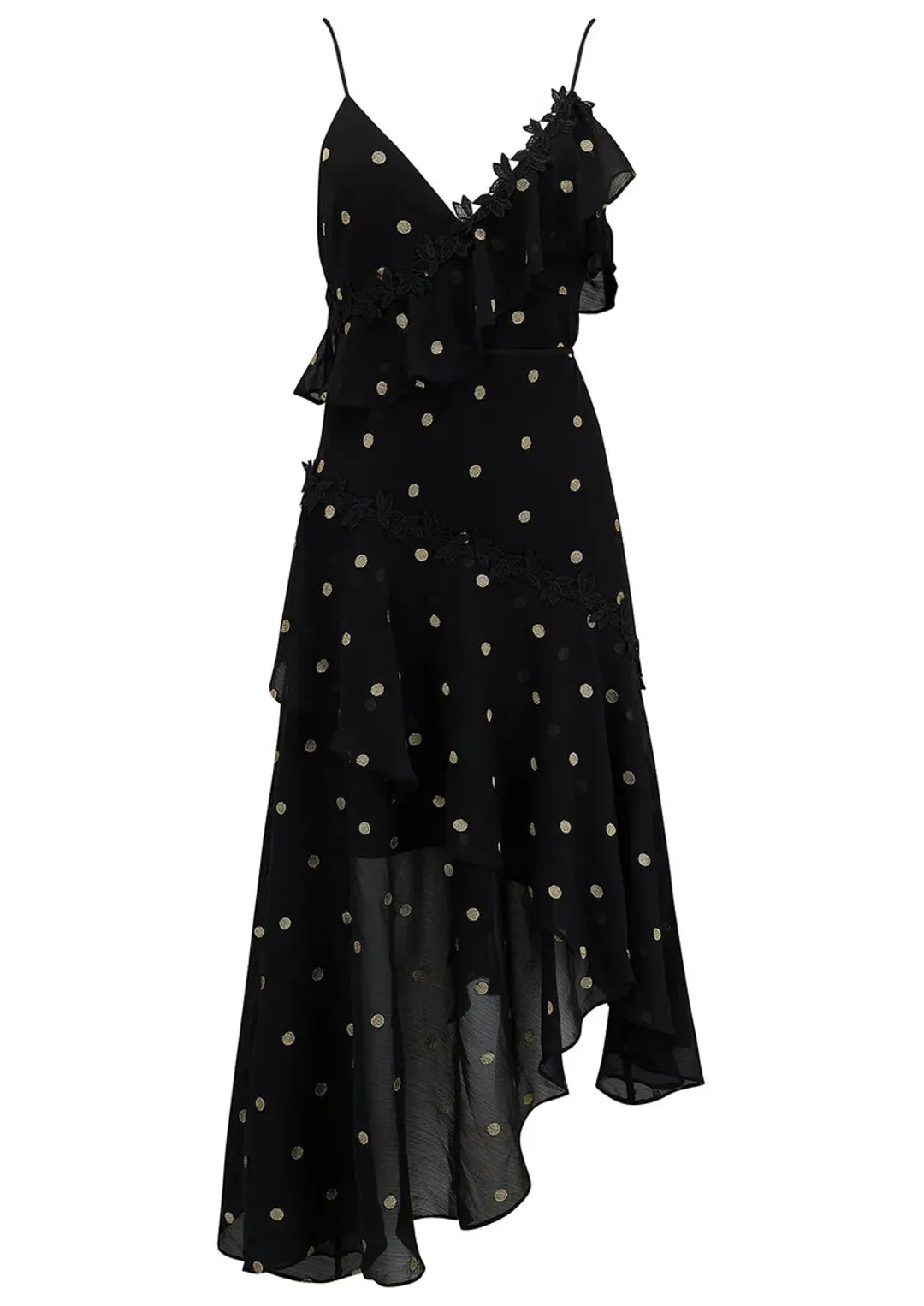 Talulah Solace Midi Dress Black Size 8 for rent on The Volte - main image