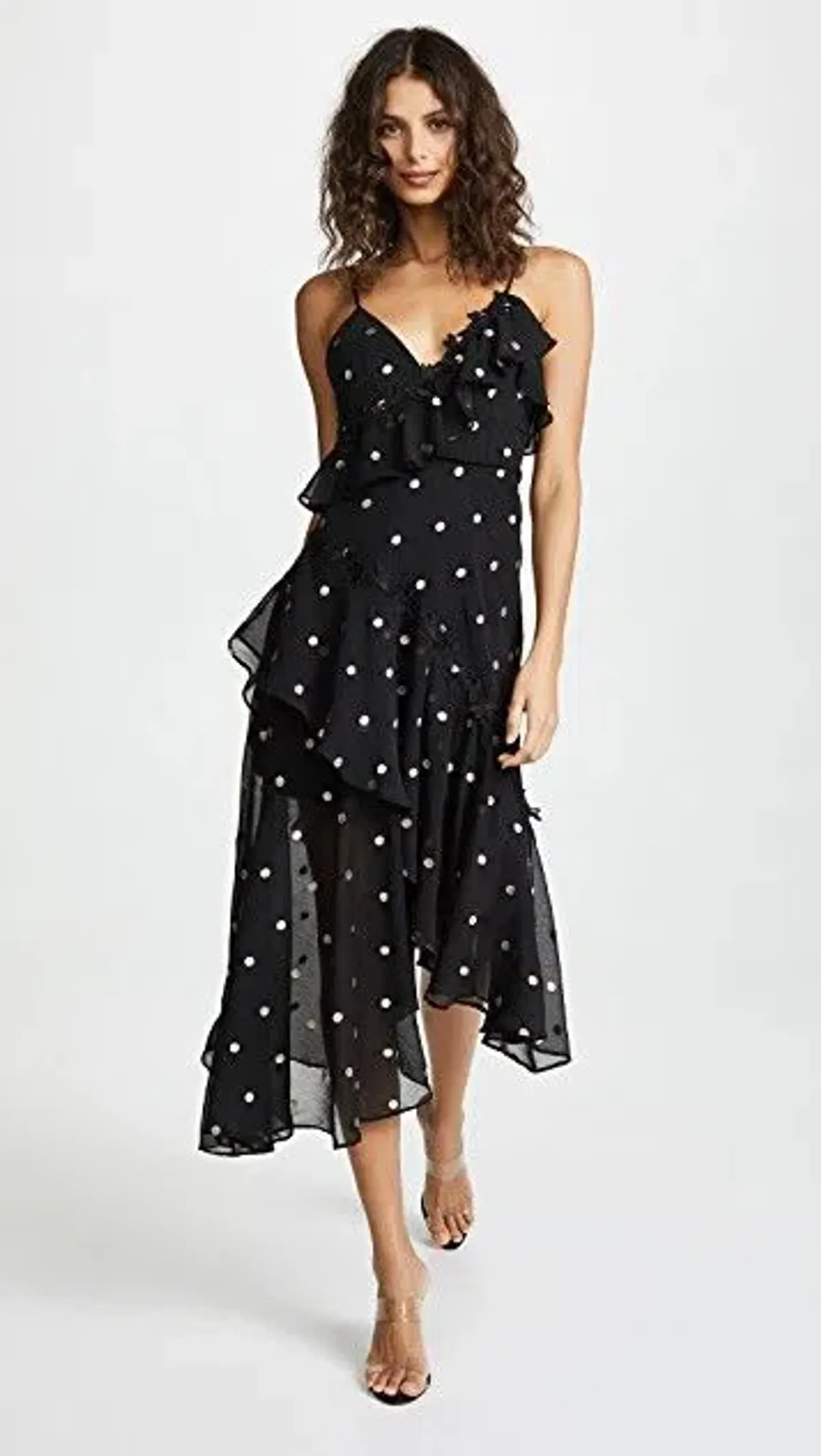 Talulah Solace Midi Dress Black Size 8 for rent on The Volte - main image