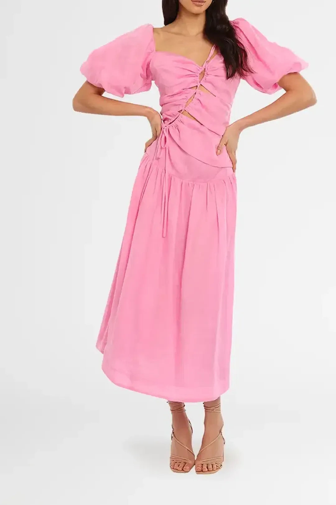 Nicholas Wren Dress Pink Size 16 for rent on The Volte - main image