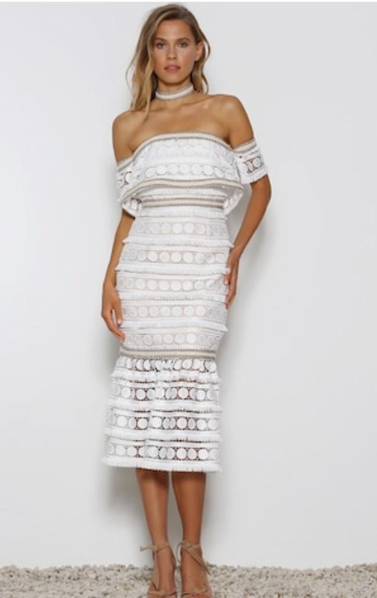 MIDSUMMER NIGHT MIDI DRESS for rent on The Volte - main image