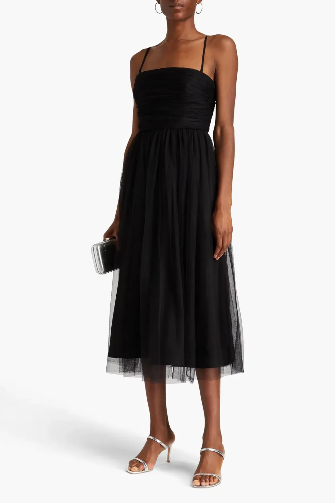 Zimmermann Tulle Midi Dress Black Size 2 / AU 12 for rent on The Volte - main image