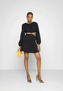 Mossman Streamline Mini Dress Black Size 6 for rent on The Volte - image 1