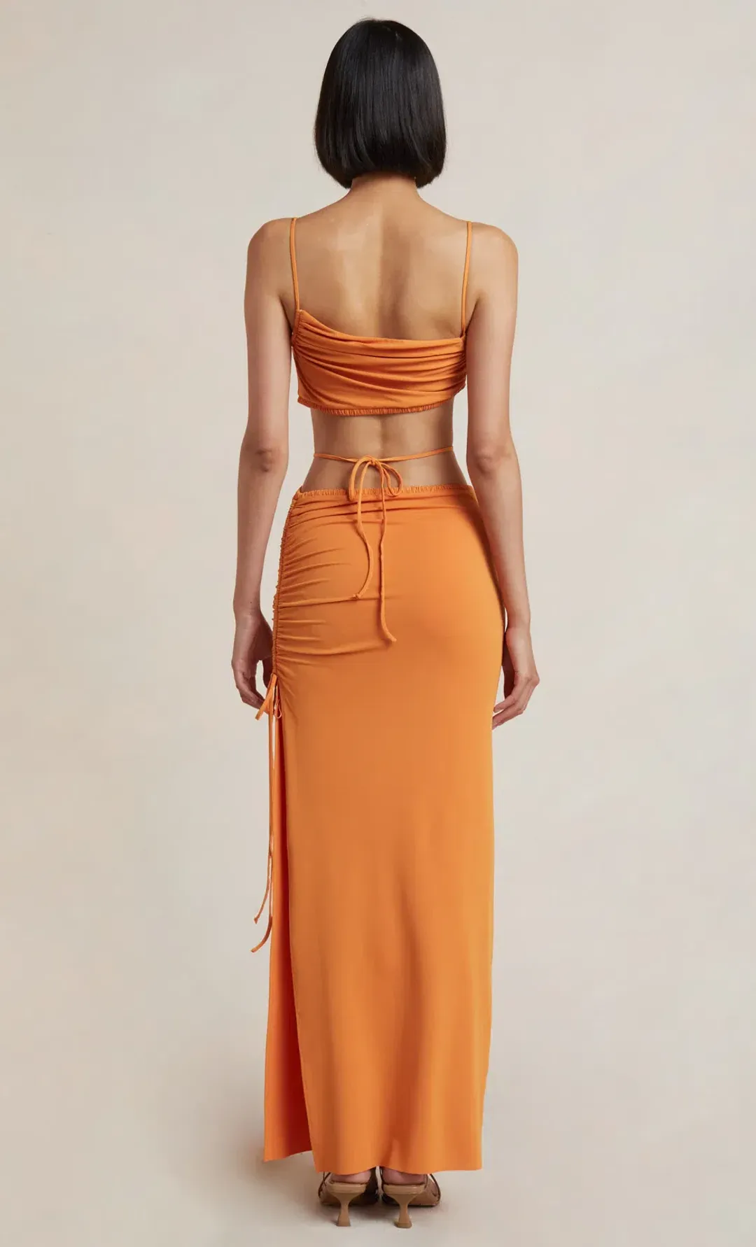 Bec & Bridge Dilkon Maxi Dress Orange Size 6 for rent on The Volte - main image