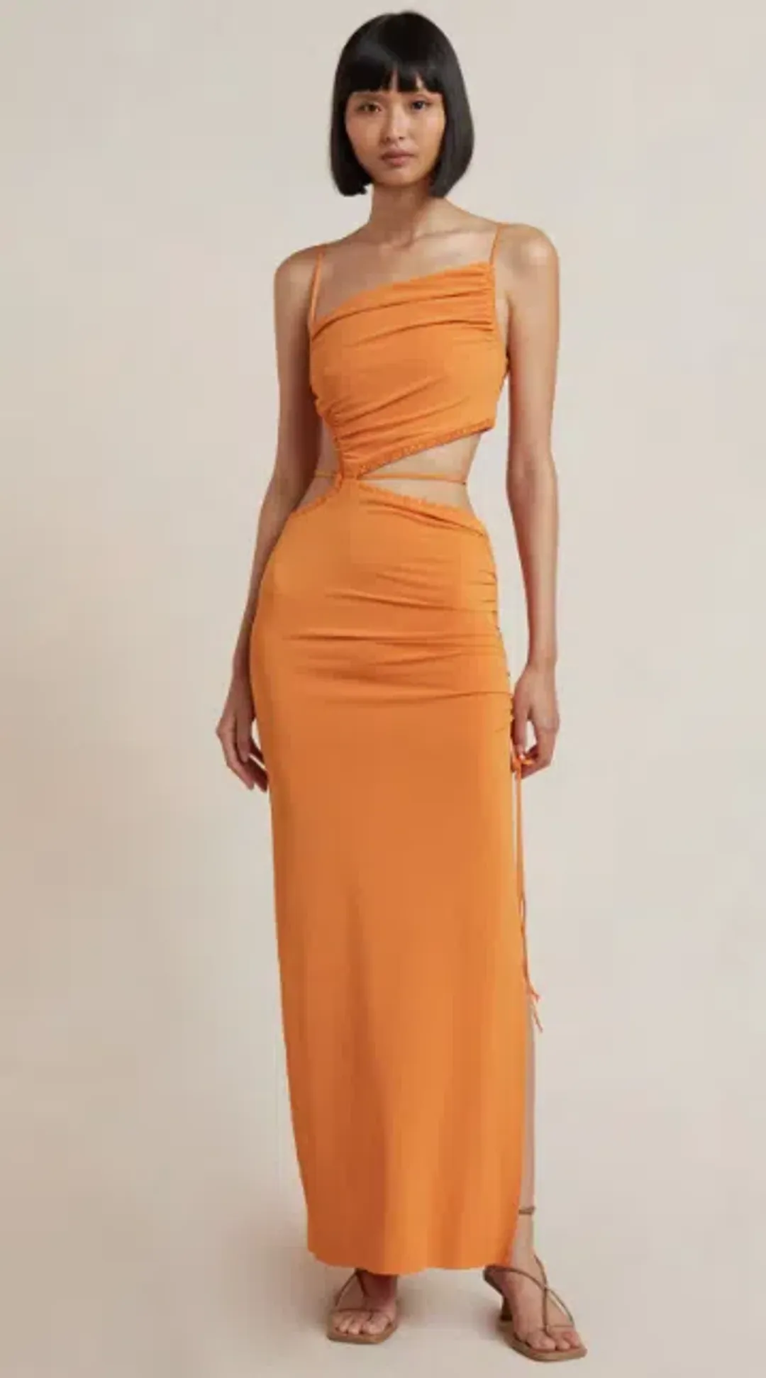 Bec & Bridge Dilkon Maxi Dress Orange Size 6 for rent on The Volte - main image