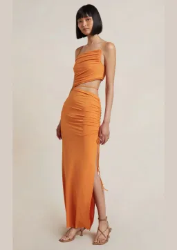 Bec & Bridge Dilkon Maxi Dress Orange Size 6 for rent on The Volte - image 1