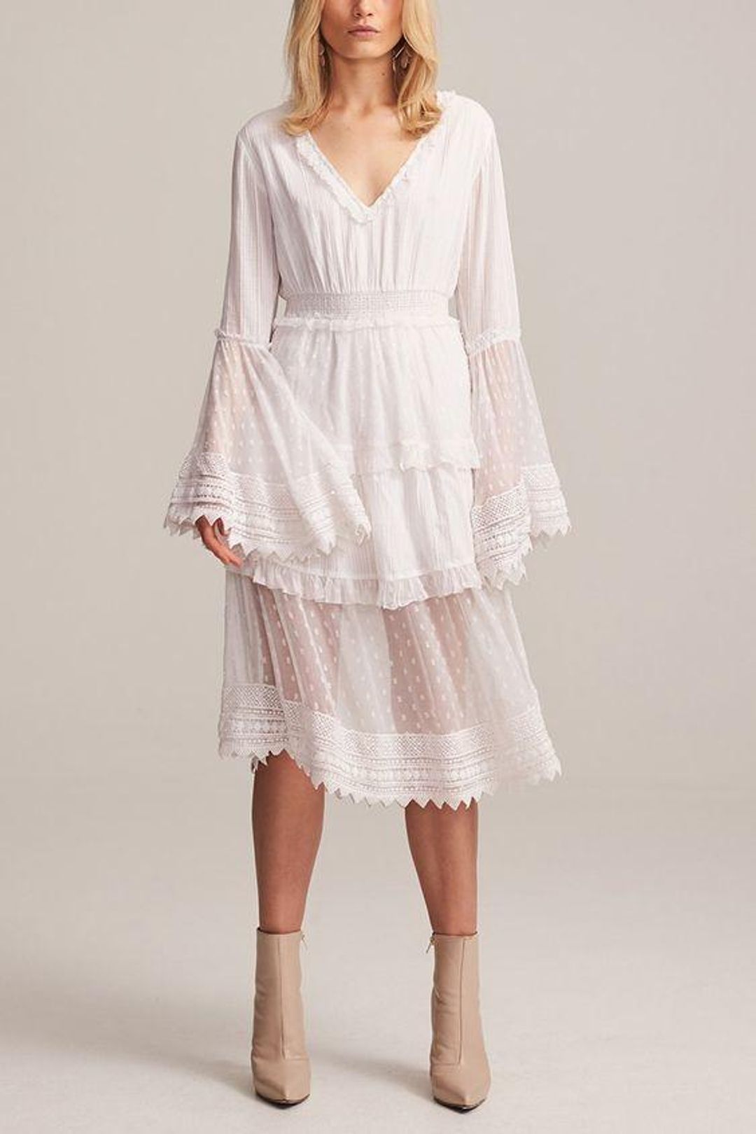 STEELE Stardust Dress White size 8 for rent on The Volte - main image