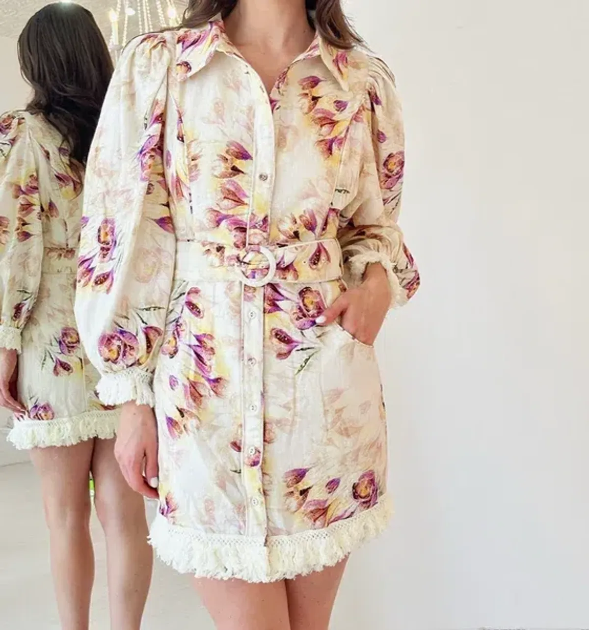 Elliat - Agency Dress Floral - Size 10 for rent on The Volte - main image