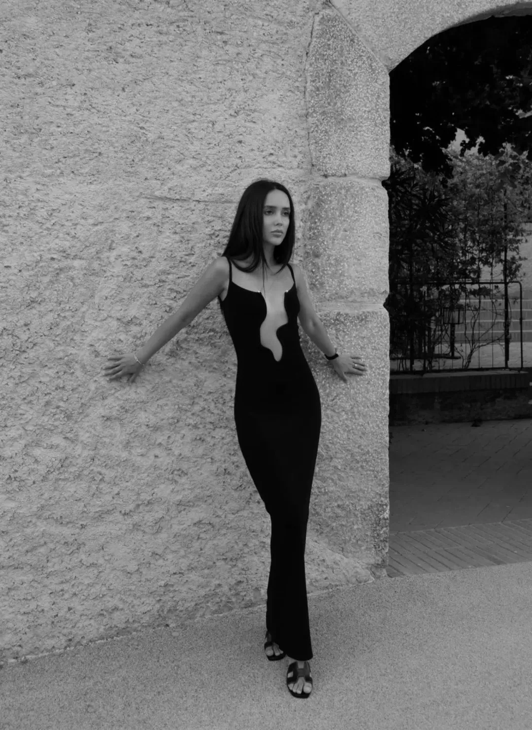 Christopher Esber Salacia Wire Column Dress Size 4 for rent on The Volte - main image